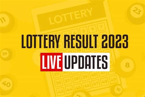 Lottery Results Today LIVE: Lottery Updates, News, Winners List .